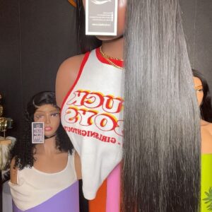 JET BLACK SDD BONE STRAIGHT 2/6 closure