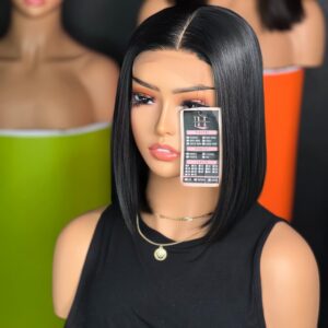 8 inches JET BLACK BONE STRAIGHT